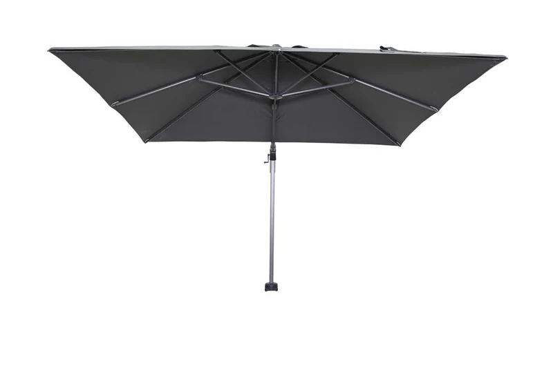 Garden Impressions Hawaii parasolset 300x300 donkergrijs 90 kg