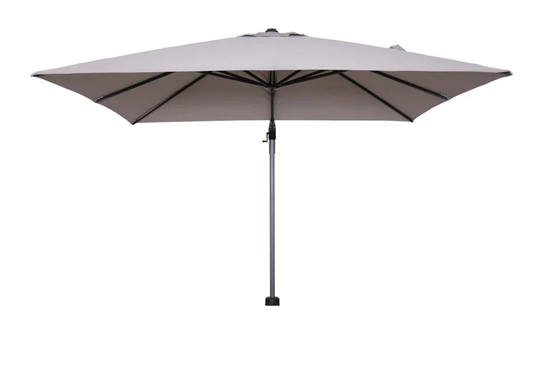 Hawaii parasol - 300x300 cm - carbon black - zand
