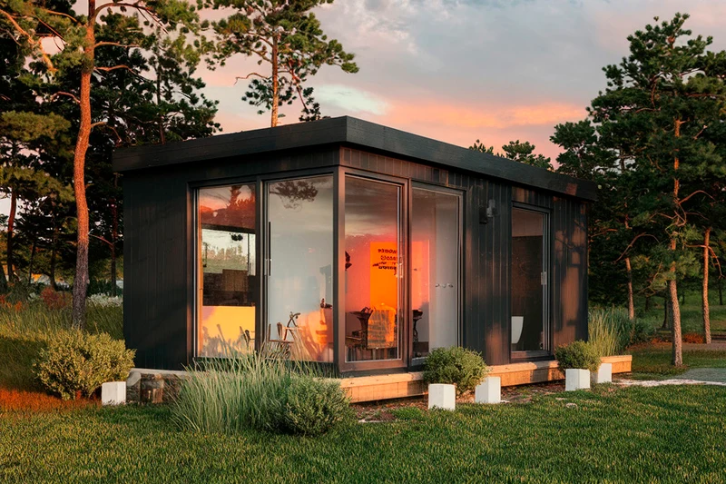 Holz-Gartenhaus / Gartenbüro / Poolhaus Winje 6634 94