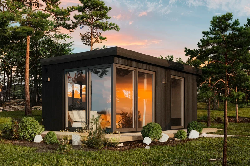 Holz-Gartenhaus / Gartenbüro / Poolhaus Winje 6634 94