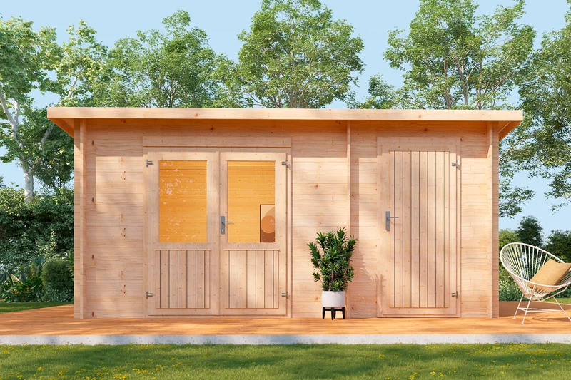 Holz-Gartenhaus / Gerätehaus Geeltje 4323 28