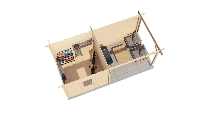 Gartenhaus Amberg 550 cm x 250 cm