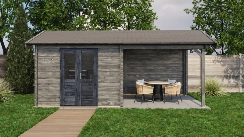 Gartenhaus Fulda 600 cm x 300 cm