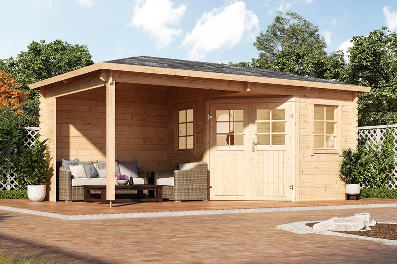 Holz-Gartenhaus / Gerätehaus Gemma 5025 28