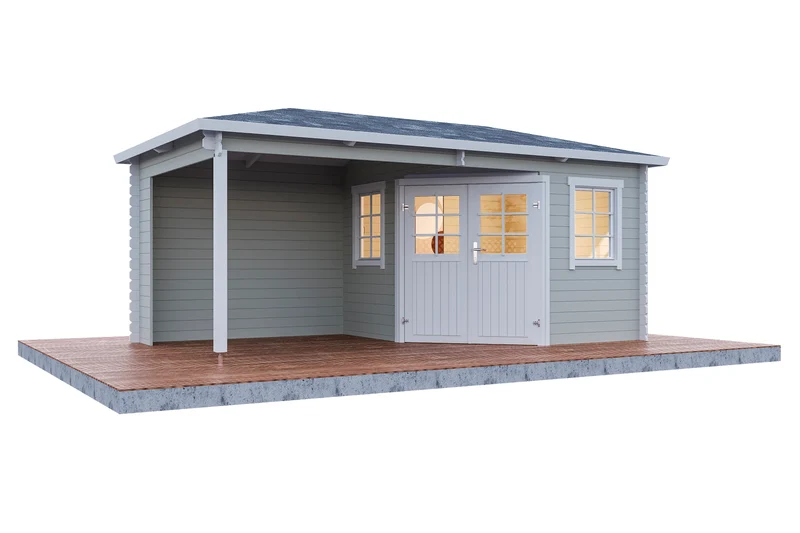 Holz-Gartenhaus / Gerätehaus Gemma 5025 28