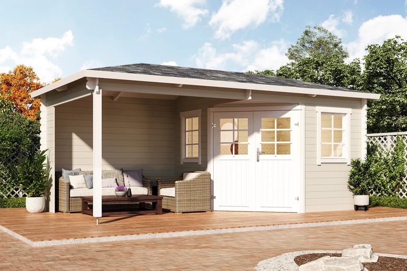 Holz-Gartenhaus / Gerätehaus Gemma 5025 28
