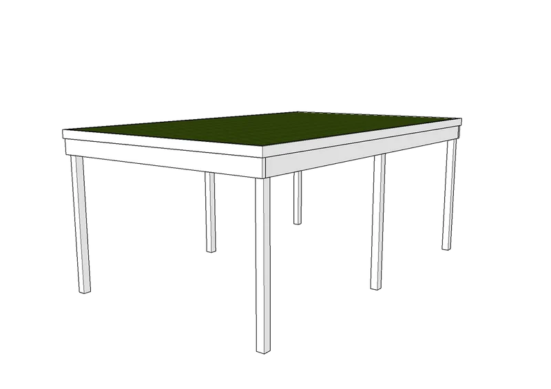 Modernes Gründach-Carport KLARE LINIE (Einzelcarport)