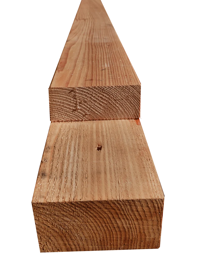 Carport-Pfosten 12x12 cm seitlich, vorgebohrt mit Ausklinkung