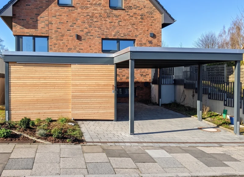 Carport modern KLARE LINIE