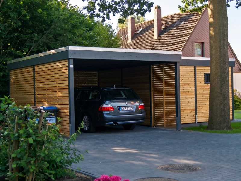 Carport modern KLARE LINIE