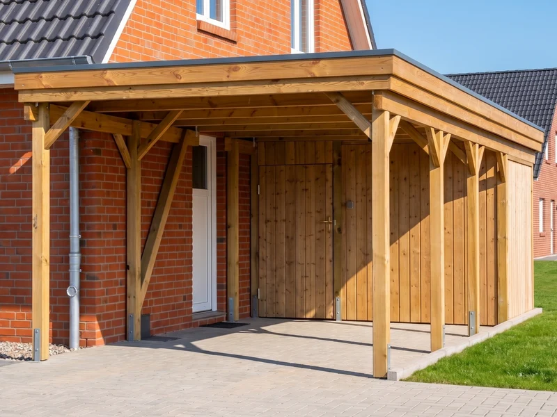 Carport Classic Holzblende