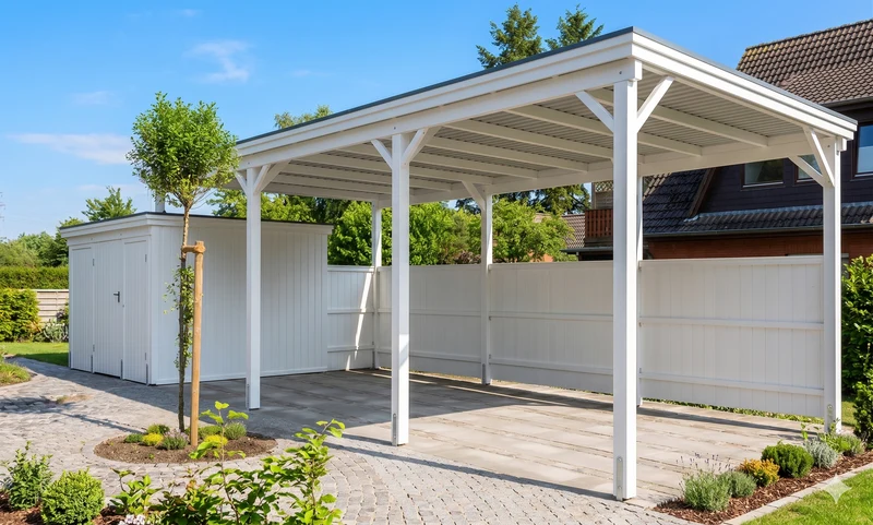 Carport Classic Holzblende