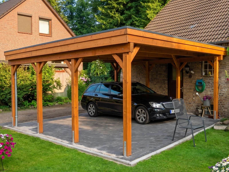 Carport Classic Holzblende