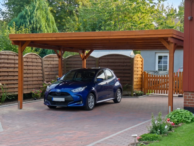Carport Classic Holzblende