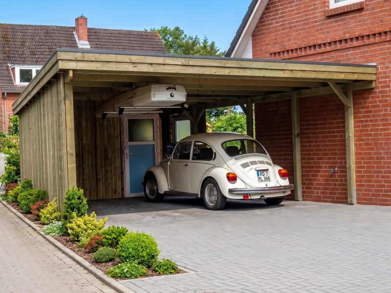 Carport Classic Holzblende