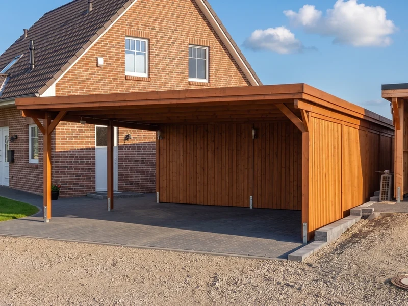 Carport Classic Holzblende