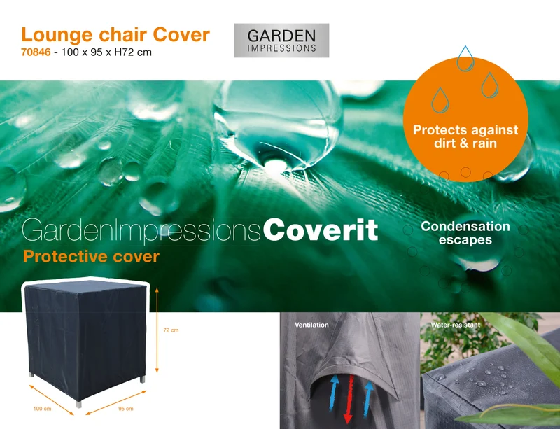 Coverit lounge fauteuil hoes - 100x95xH72