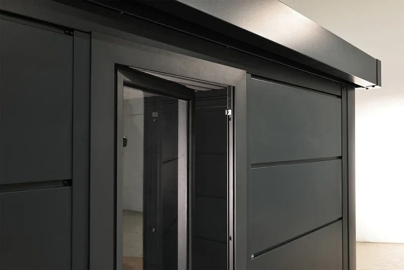 Seitenwand mit Fenster Doppelglas Terrasse 24