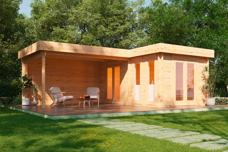 Holz-Gartenhaus Hermosa 6848