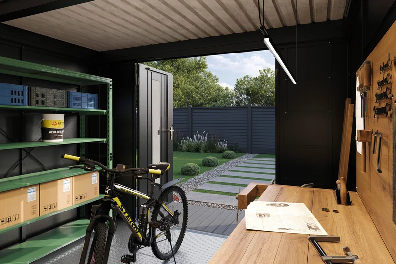 Metall-Gartenhaus / Gerätehaus Eirik 3030