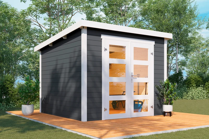 Holz-Gartenhaus / Gerätehaus Bengt 2525 ohne Boden