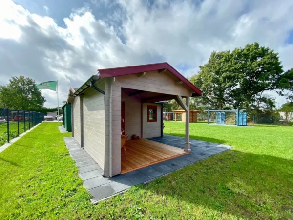 Holz-Gartenhaus H28-3046+300FS-DT-ET-EF
