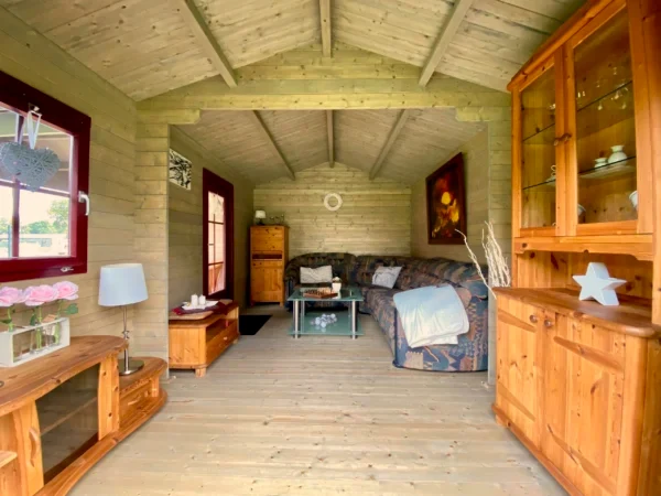 Holz-Gartenhaus H28-3046+300FS-DT-ET-EF