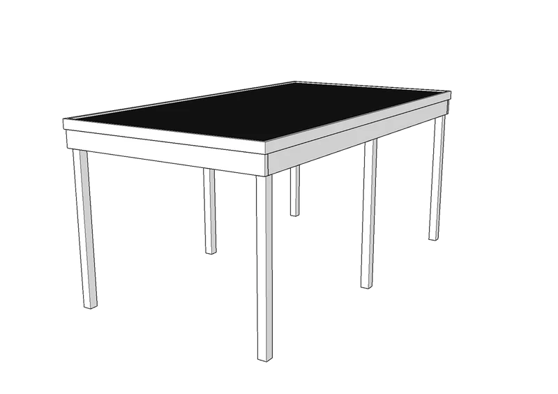 Modernes Einzelcarport KLARE LINIE
