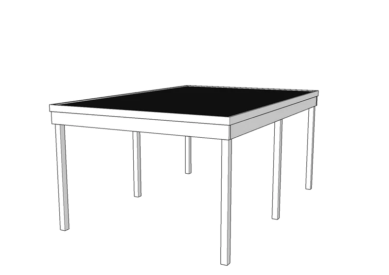 Modernes Einzelcarport KLARE LINIE
