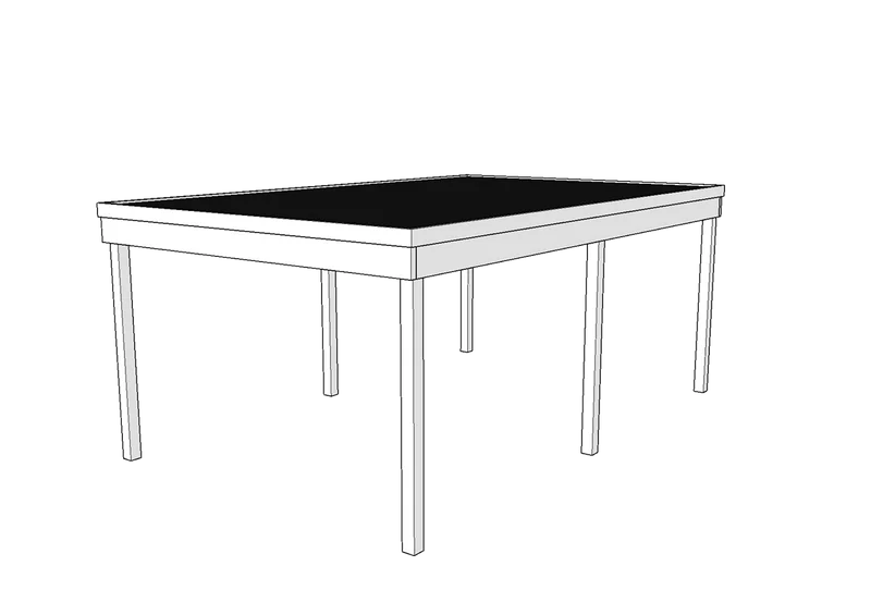 Modernes Einzelcarport KLARE LINIE