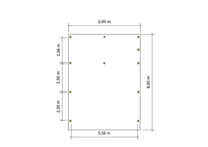 Doppelcarport CLASSIC Holzblende mit Abstellraum (Verkleidung: Klassisches Duoprofil)