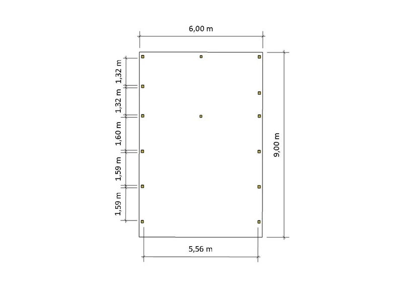 Doppelcarport CLASSIC Holzblende mit Abstellraum (Verkleidung: Klassisches Duoprofil)
