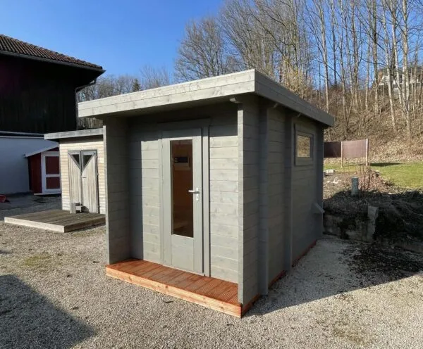 Holz-Gartensauna H58-2227F