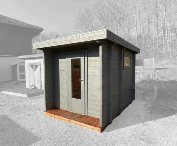 Holz-Gartensauna H58-2227F