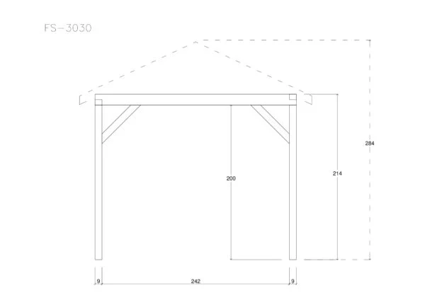 Holz-Freisitz FS-3030