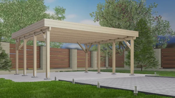 Holz-Carport CPF-6054