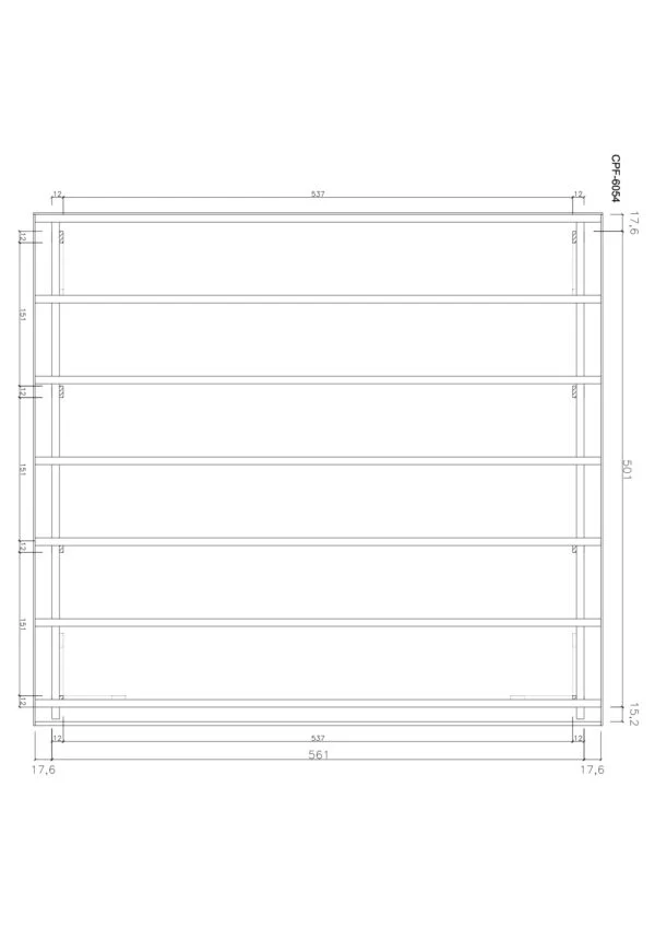 Holz-Carport CPF-6054