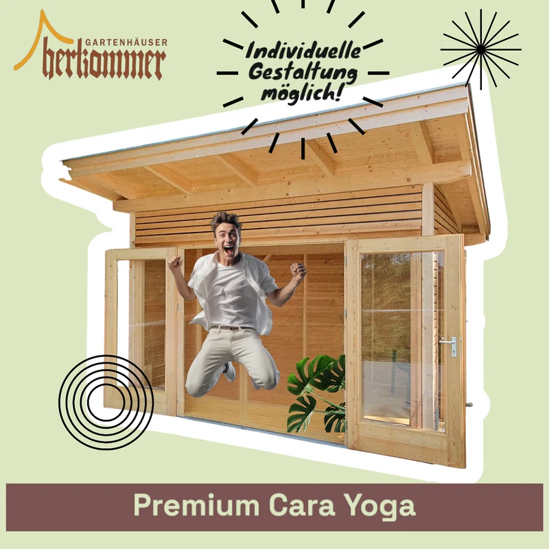 Premium Gartenhaus Cara Yoga