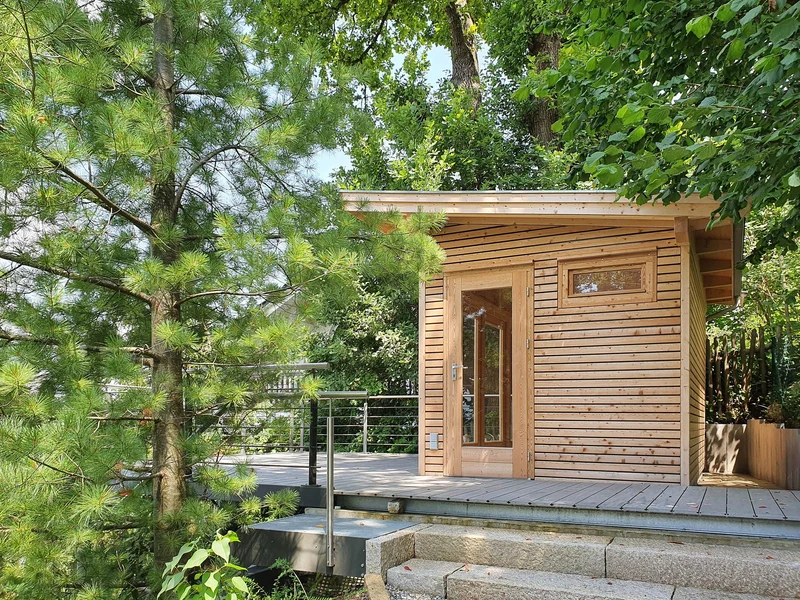 Premium Gartenhaus Cara Yoga