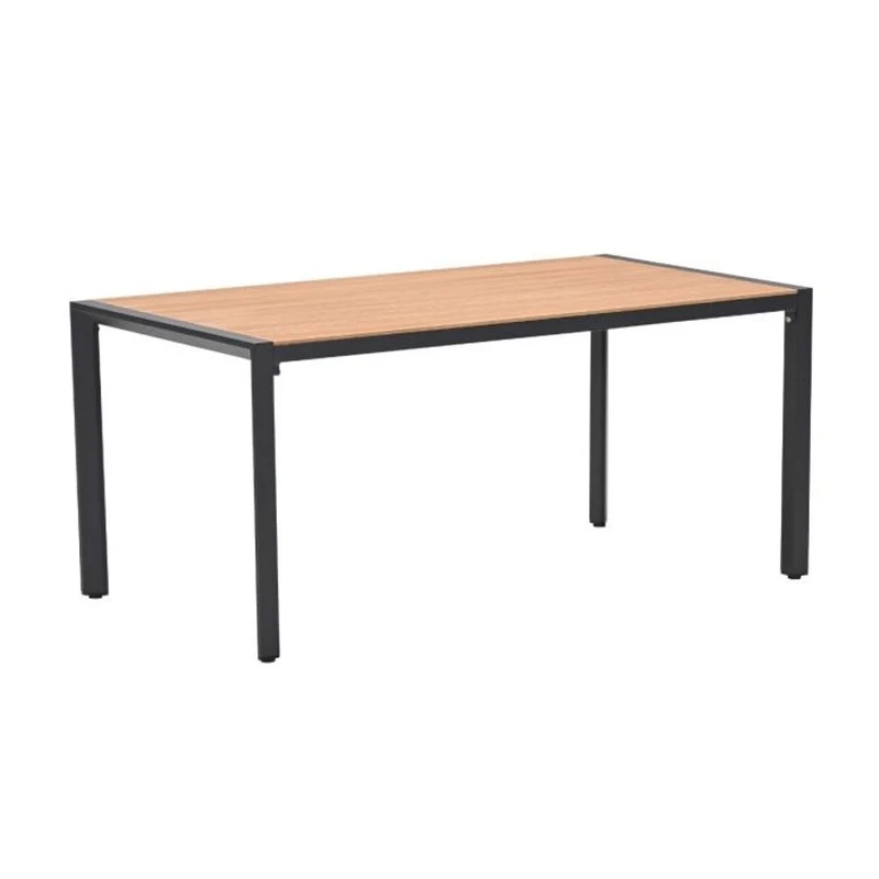 Garden Impressions Oklahoma/Felini tuinset 4 personen teaklook tafel 160 cm