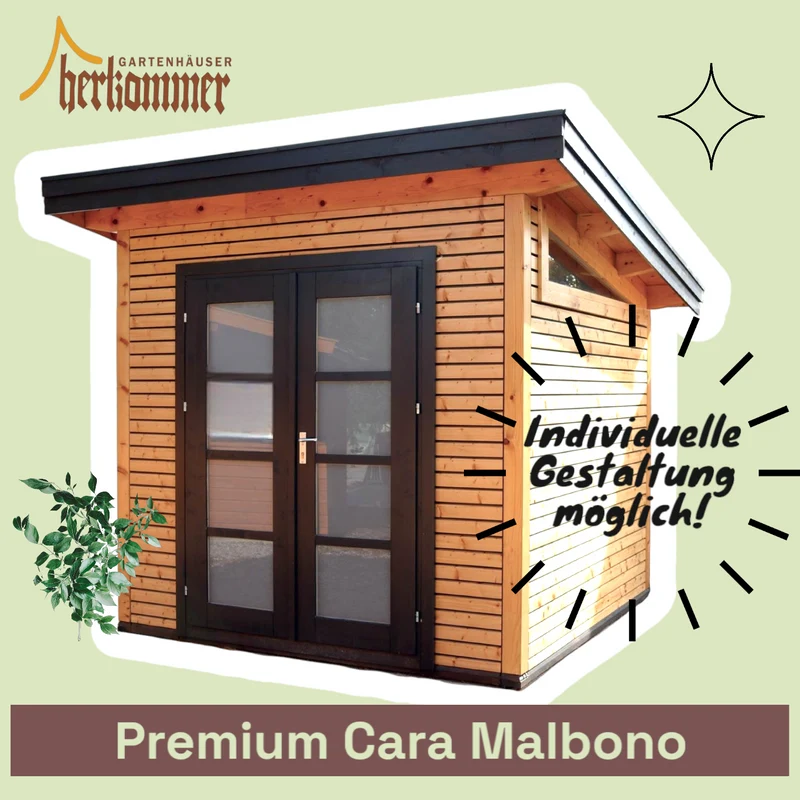 Premium Gartenhaus Cara Malbono