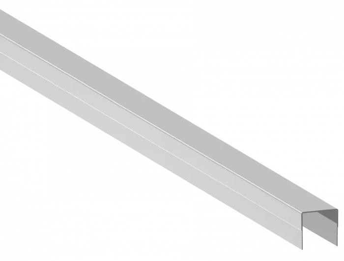 Aluminium-Abdeckleiste für GroJa WPC-Zaun, GroJaFertigzaun aus WPC/ BPC