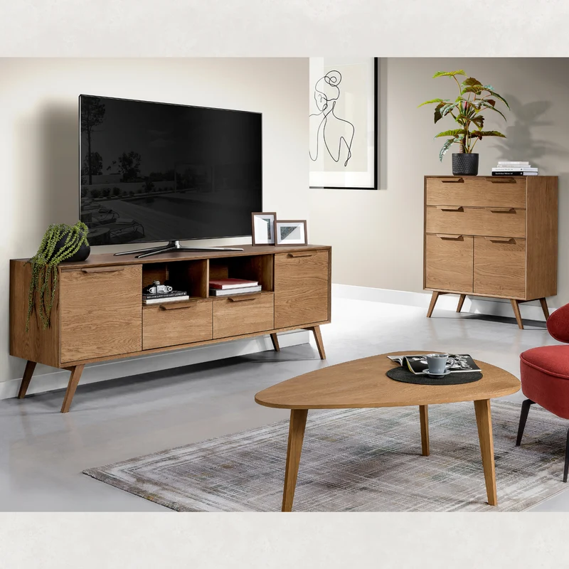 Kommode aus Eichenholz LEO 15 | LoftStory