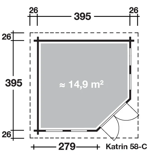 Gartenhaus Kira