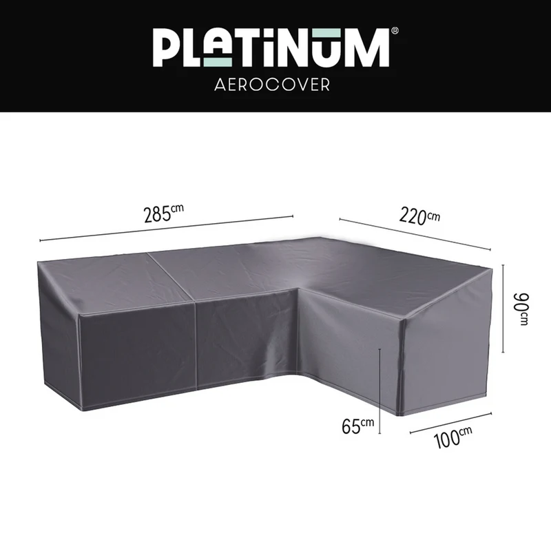 Platinum AeroCover Loungesethoes hoekset rechts 285x220x100xH65/90