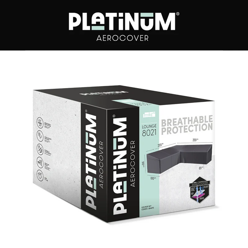 Platinum AeroCover Loungesethoes hoekset 255x255x100xH65/90