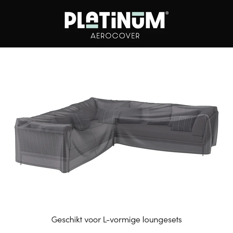 Platinum AeroCover Loungesethoes hoekset rechts 400x300x100xH70