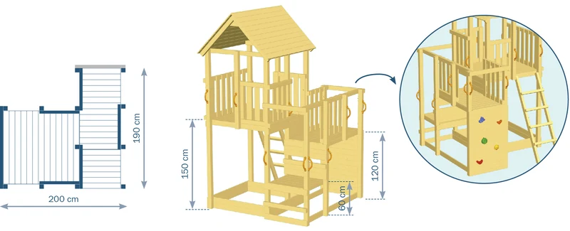 Spielturm Penthouse