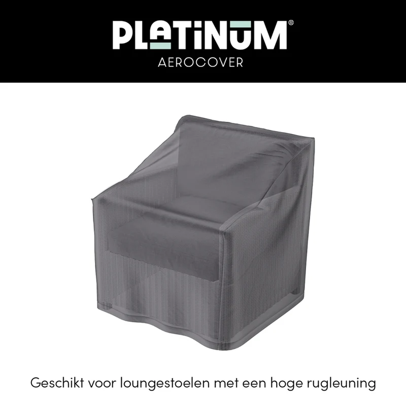 Platinum AeroCover Loungestoelhoes hoge rug 78x78xH65/90