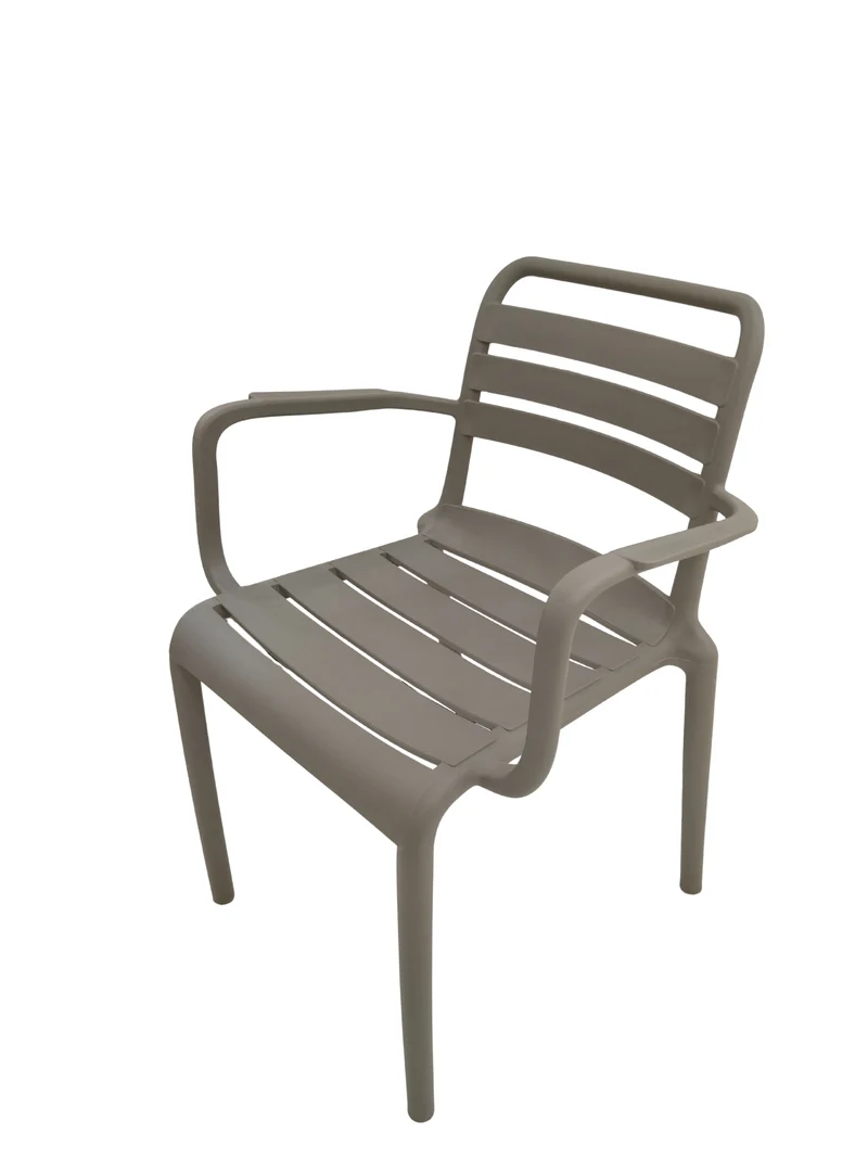 Garden Impressions Orleans tuinstoelen set van 4 – taupe